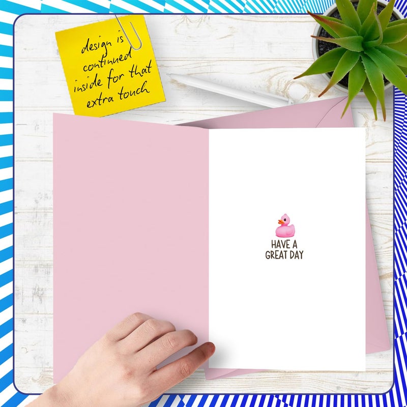 Stuff4 بطاقة عيد ميلاد الزوجة من Stuff4 - قطة حمام مريحة - بطاقة عيد ميلاد سعيد للزوجة من الزوج الشريك A5 بطاقات تهنئة لعيد الميلاد الفكاهة - Image 4