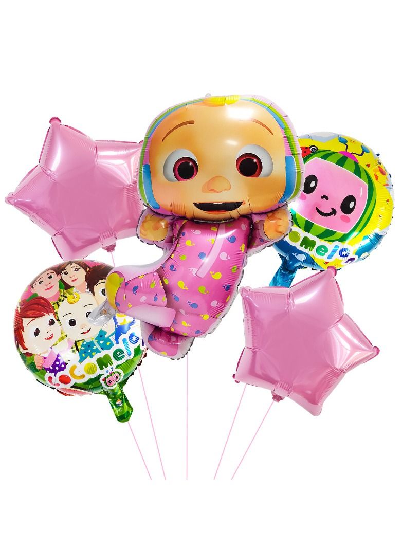 هايلاند مجموعة بالونات كوكو البطيخ من 5 قطع لتزيين أعياد الميلاد