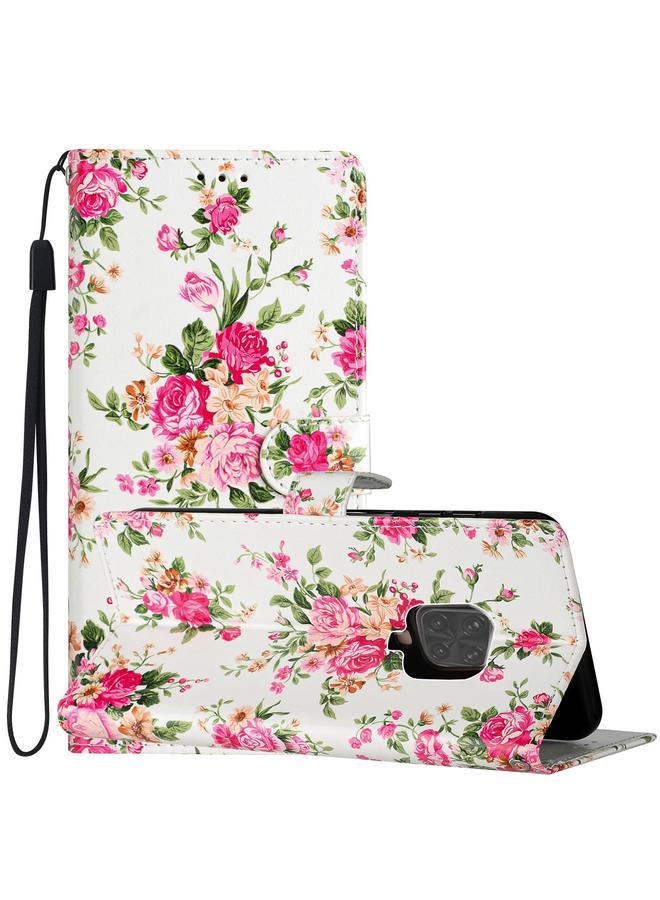 The Bros Case For Xiaomi Redmi Note 9 Pro Colored Drawing Leather Phone Case