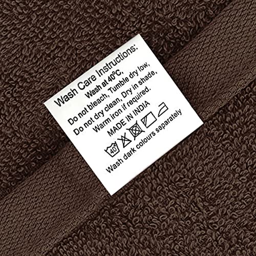 Wakefit 500 GSM Bath Towel | Large Size Terry Cotton for Men and Women | 1 Piece (Cafe Noir - Brown) - Image 4