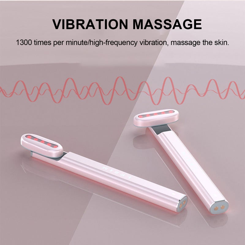 Rotatable Beauty Device Eye Massager Red Light Therapy Hot Compress Microcurrent Vibration Anti-aging Anti-Wrinkle Skin Tightening Magnetic Charging - Image 4