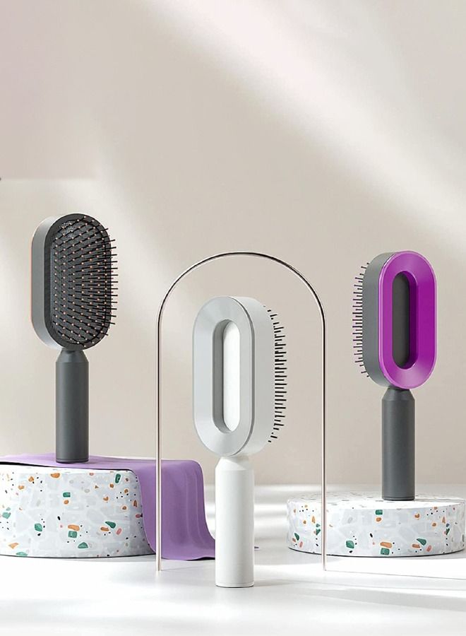Hair Brush Self Cleaning 3D Air Cushion Massager Brush Airbag Massage Comb Brush - Image 3