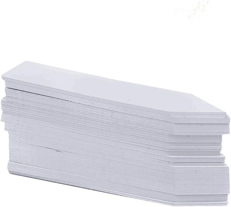 KINGLAKE 1000 Pcs 4 Inch Plant Tags Garden Nursery Labels Plastic Pot Labels White,Box of 1000 - Image 2