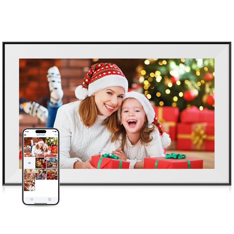 Dragon Touch 15.6 Inch Large Digital Picture Frame - WiFi Digital Photo Frame with 32GB Storage, FHD 1080P Touch Screen, Auto-Rotate, Share Photos/Videos Instantly via Free App Best Gifts for Mom - Image 1