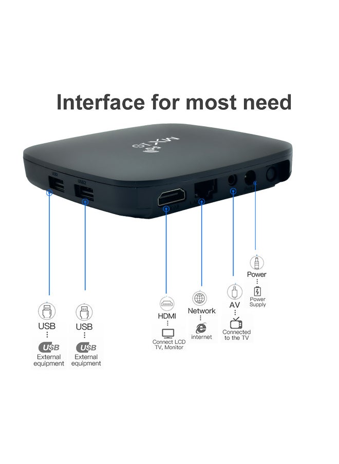 Generic - MX10 5G Network TV Set-top Box Android 13ATV System HD WIFI Player Box-Color:MX10 5G - Image 1