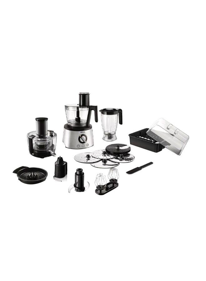Philips Countertop Food Processor Set 3.4 L 1300 W HR7778 Black/Grey/Clear - Image 1
