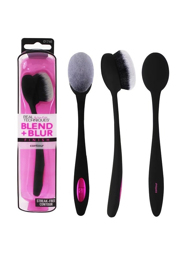 REAL TECHNIQUES Blend And Blur Contour Brush Black/White Bundle - Image 2