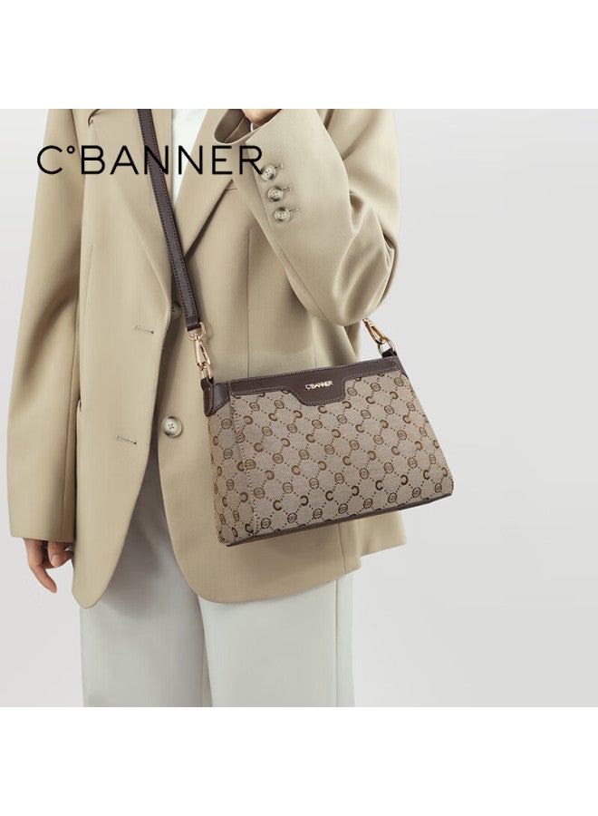 C.banner Women's Handbag, Crossbody Bag, Monogram Shoulder Bag, Underarm Bag, Fashionable Luxury Birthday And New Year Gift For Girlfriend - Image 1