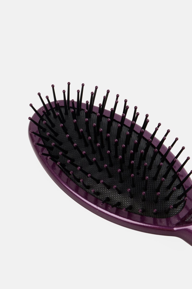 Revlon Detangle Oval Cushion Brush, Purple - Image 3