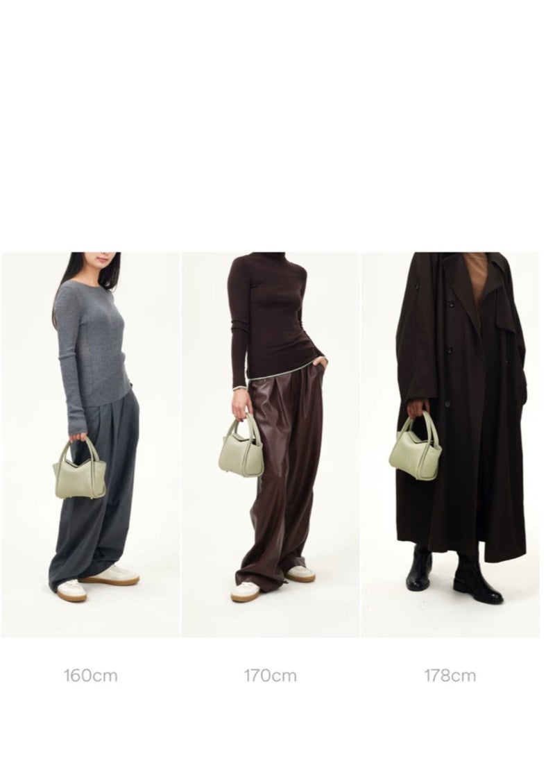 Songmont Yuanbao Bag mini Tote Vegetable Basket Bag Crossbody Shoulder Bag  - Image 3