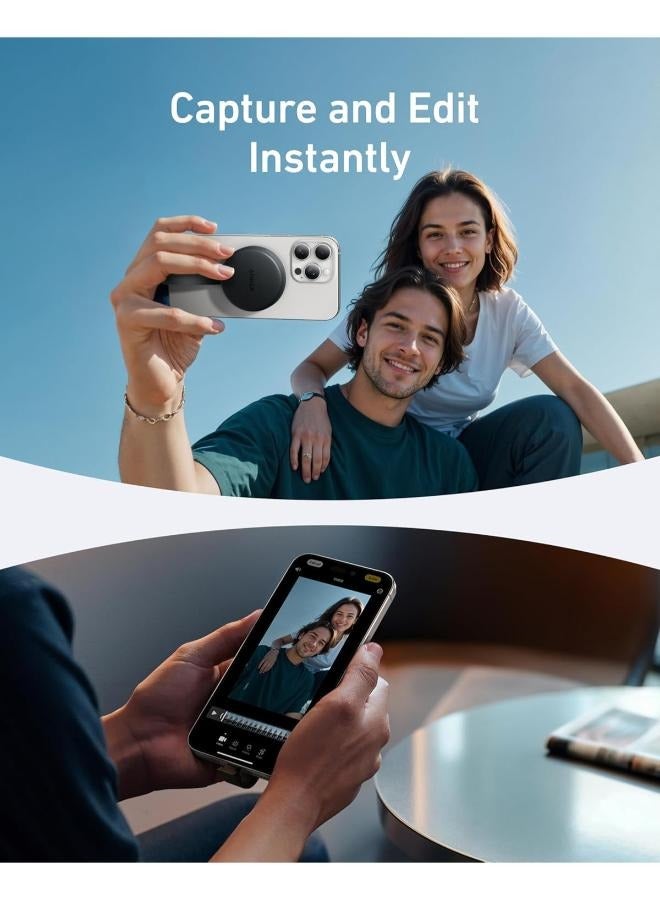 Anker MagGo USB-C Adapter, SD Card Reader for iPhone 16/15 Series, Portable Magnetic Memory Card Reader with Built-in Cable, Slot for SD&TF Card, 312MB/s Max Data Transfer for USB C Devices - Image 3