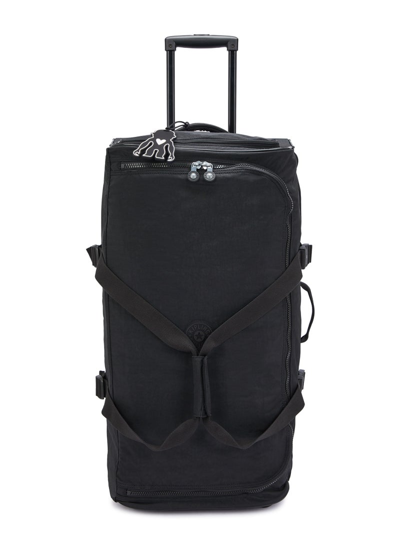 kipling Basic Teagan Large Wheeled Duffle 77cm/30inches, 3.44kg,  Black Noir - Image 1