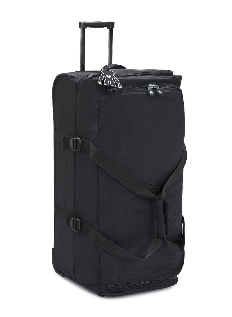 kipling Basic Teagan Large Wheeled Duffle 77cm/30inches, 3.44kg,  Black Noir - Image 2