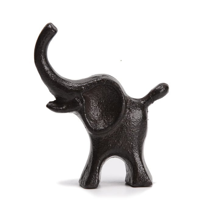 CAST IRON 35 ELEPHANT STATUE PAPER WEIGHTS CUTE ANIMAL FIGURINE BIG EARS DESK OFFICE HOME DECOR TQGJPT165