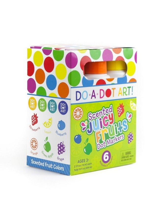Do.A.Dot Art! Fruit Scented Washable Dot Markers For Kids And Toddlers Educational Set Of 6 Pack By Do A Dot Art The Original Dot Marker  - Image 3