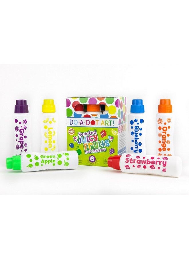 Do.A.Dot Art! Fruit Scented Washable Dot Markers For Kids And Toddlers Educational Set Of 6 Pack By Do A Dot Art The Original Dot Marker  - Image 1