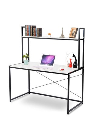 2 Tier Shelves Modern Home Office Desk - pzsku/Z1DC0EED3E16DF62BFBE5Z/45/_/1664353480/d949fdb9-a0d3-4a13-81ed-0140e1339dbf