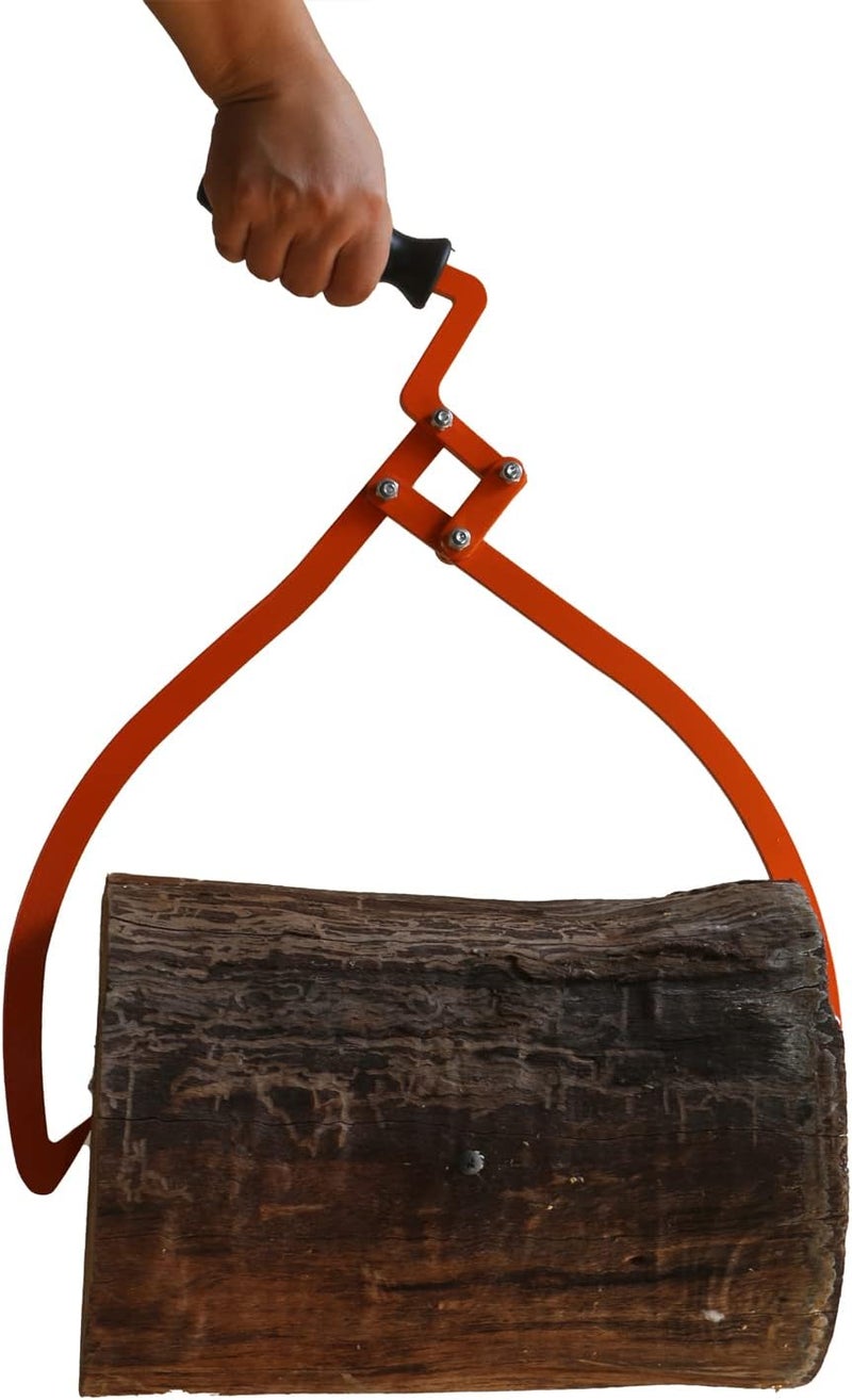 OAOLOWF 20" Log Tongs Logging Skidding Tongs Non-Slip Grip- Log Lifting, Handling, Dragging & Carrying Tool - Image 2