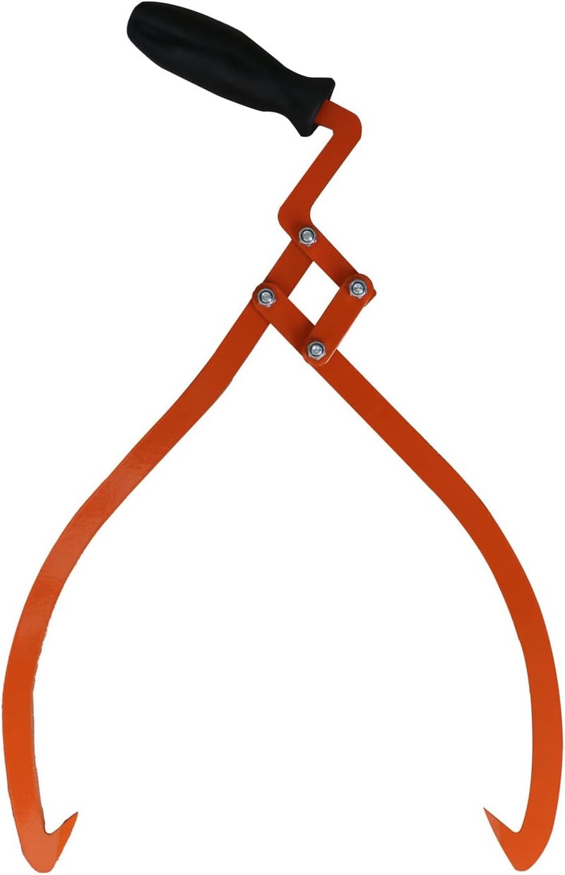 OAOLOWF 20" Log Tongs Logging Skidding Tongs Non-Slip Grip- Log Lifting, Handling, Dragging & Carrying Tool - Image 1
