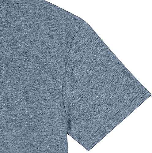 Bealatt Blessed T-Shirt for Women Cute Simple Sayings Heart Graphic Letter Print Shirts Casual Short Sleeve Thankful Tee Tops-Blue S - Image 4