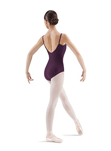 Mirella Women's Princess Seam Pinch Front Camisole Dance Leotard, Small, Blackberry - Image 2