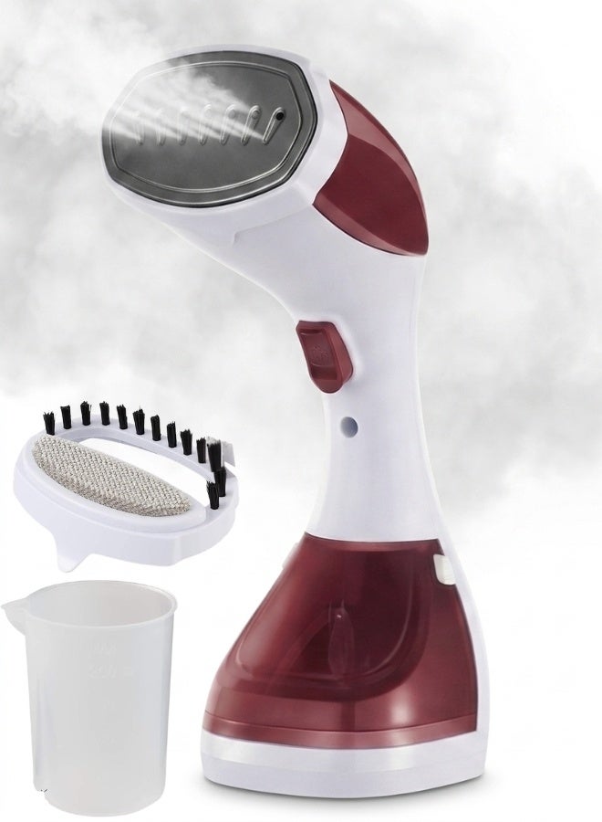 Handheld Garment Steamer 1100W with 200ml Water Tank – Portable Hanging Steam Iron with Fast 20-Second Heat-Up, Continuous Steam up to 12 Minutes, Stainless Steel Panel for Wrinkle Removal & Auto Shut-Off Safety Feature -Multicolor - Image 1