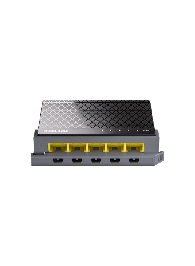 Netcore S5g 5-port Gigabit Switch, Enterprise-grade Switch, Monitoring Network Office Home Dormitory Ethernet Security Splitter, Compatible With Weak Current Box, Compatible With 100mbps - Image 5