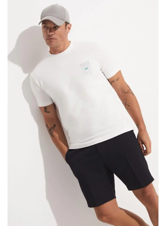 JUNE June Men Printed T-Shirt White