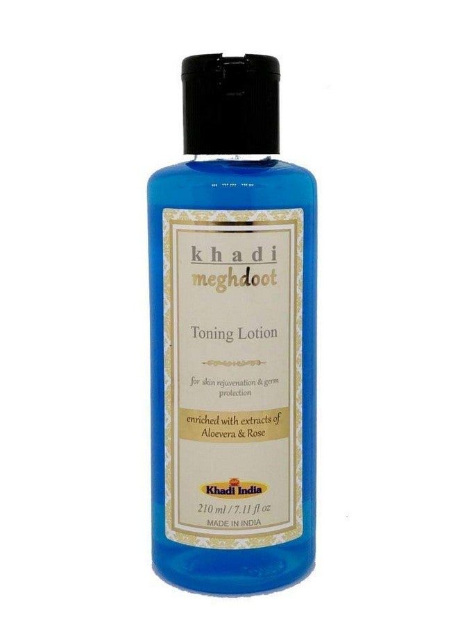 Meghdoot Khadi Meghdoot Skin Toning Lotion, Astringent and Antiseptic Lotion Clean Skin Germs & Infection With The Extract Of Aloe Vera & Rose- 210ml (Pack of 1) - Image 1