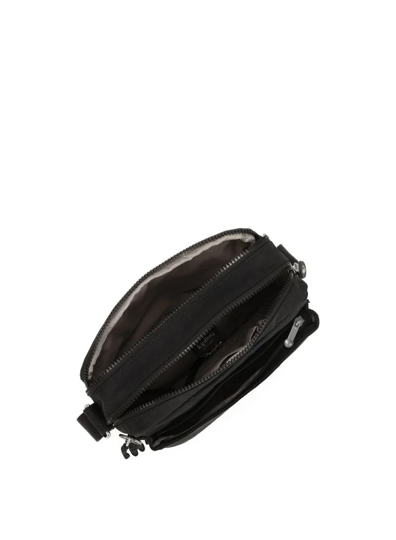 kipling Medium Crossbody Female Black Noir Abanu M