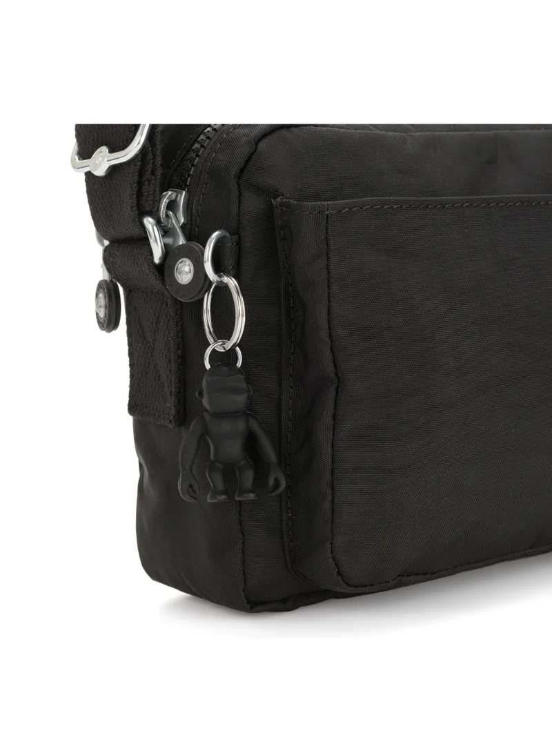kipling Medium Crossbody Female Black Noir Abanu M
