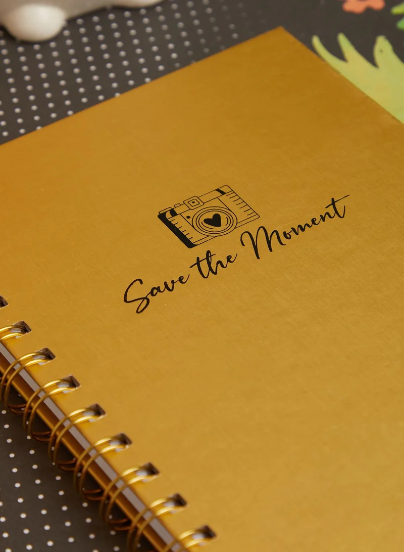 Back to school kit A5 Spiral Hardcover Notebook - Save The Moment