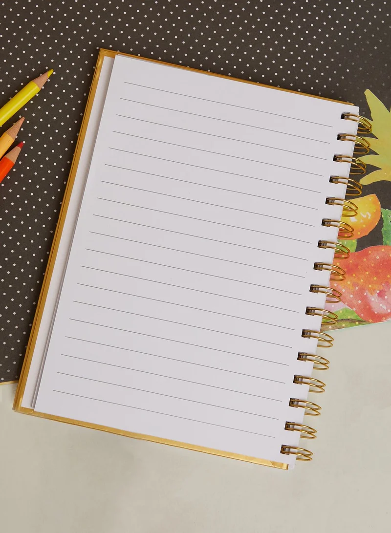 Back to school kit A5 Spiral Hardcover Notebook - Save The Moment