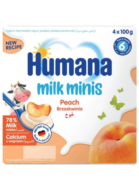 Peach Milk Pudding 4 x 100g