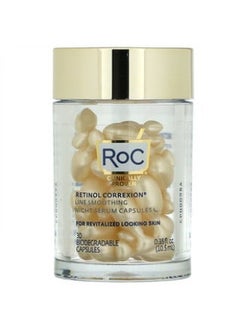 RoC Retinol Correxion Line Smoothing Night Serum Capsules 30 Biodegradable Capsules