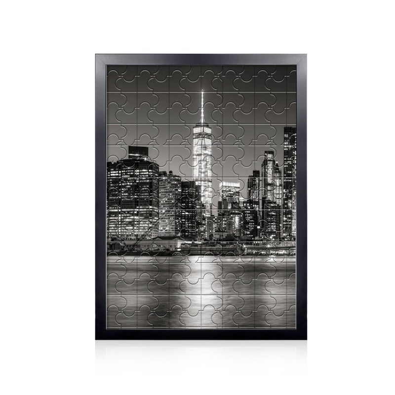 Annecy 1925x2675 Picture Frame Black1 Pack 1925 x 2675 Picture Frame for Wall Decoration Classic Black Minimalist Style Suitable for Decorating Houses Offices Hotels