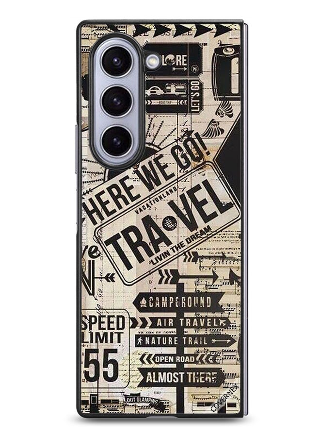 Covernex Samsung Galaxy Z Fold6 Protective Case Cover Here We Go Travel - Image 1