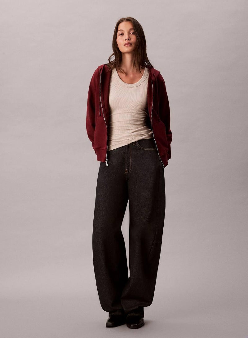 Calvin Klein Jeans Monogram Zip Up Hoodie - Image 4