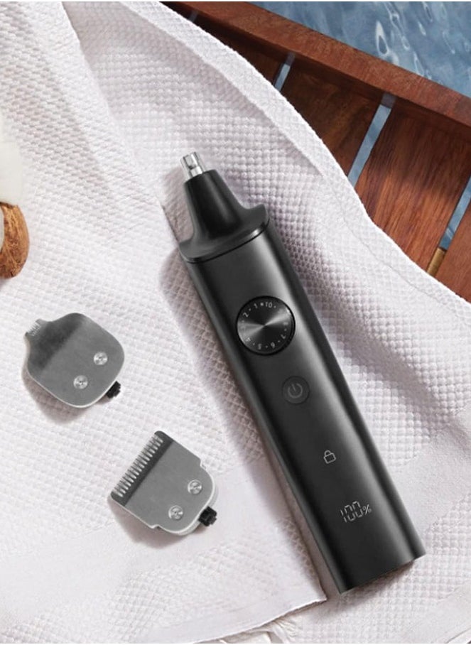 Xiaomi - Grooming Kit Pro hair clipper with multiple shaving styles washable and comfortable suitable size and great performance (Black) - Image 1
