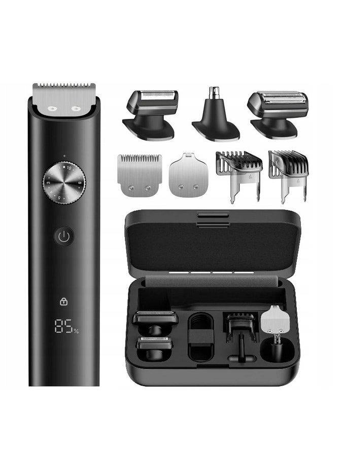 Xiaomi - Grooming Kit Pro hair clipper with multiple shaving styles washable and comfortable suitable size and great performance (Black) - Image 1