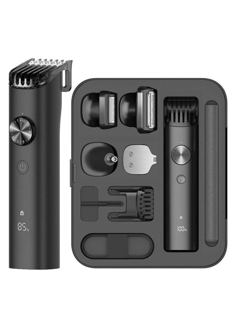 Xiaomi - Grooming Kit Pro hair clipper with multiple shaving styles washable and comfortable suitable size and great performance (Black) - Image 1
