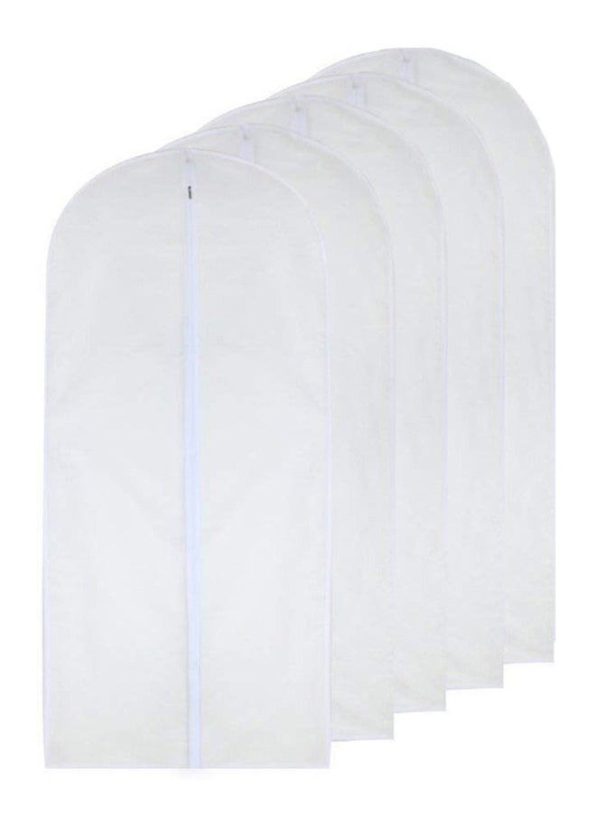 كوينج 5-Piece Full Zipper Closet Storage And Travel Hanging Garment Bag Set  - Image 1