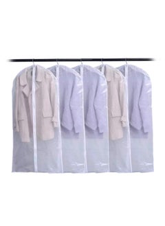كوينج 5-Piece Full Zipper Closet Storage And Travel Hanging Garment Bag Set  - Image 2