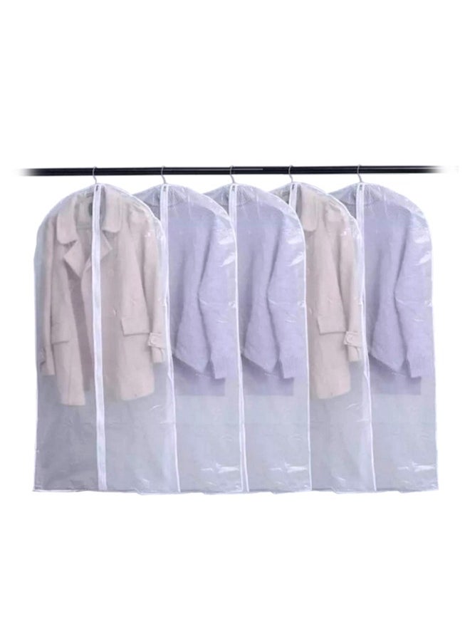 كوينج 5-Piece Full Zipper Closet Storage And Travel Hanging Garment Bag Set  - Image 2