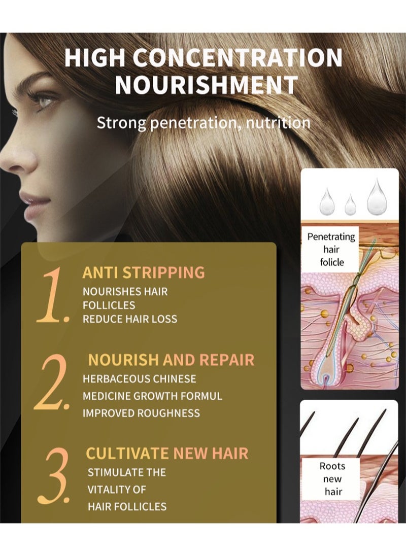 lansiyi - Hair Growth Essenyial Oil - Biotin Hair Growth Serum and 5% Minoxidil Treatment for Stronger, Fuller, Longer Hair - Natural Hair Thickening Treatment - Stops Hair Loss and Thinning for Men and Women - Image 1