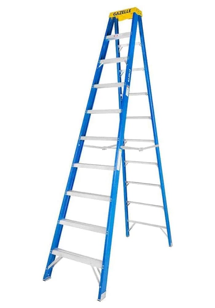 Gazelle Gazelle 10Ft Fiberglass Step Ladder - Image 1