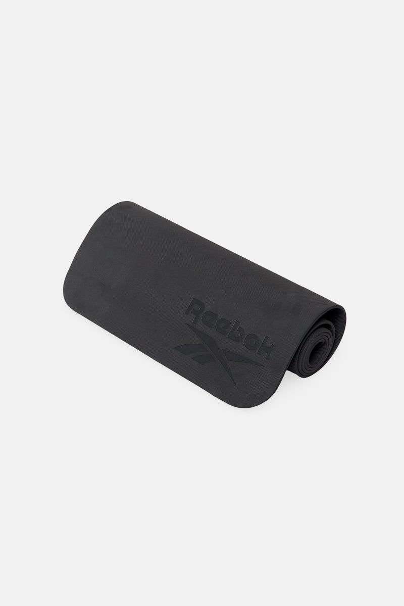 Reebok Soft Foam Brand Logo Yoga Mat, Black - Image 2