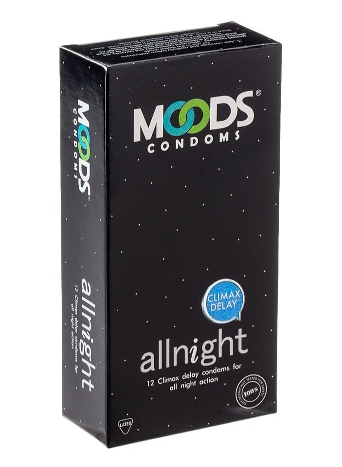 Moods All-night Climax Delay condoms 12pcs - Image 1