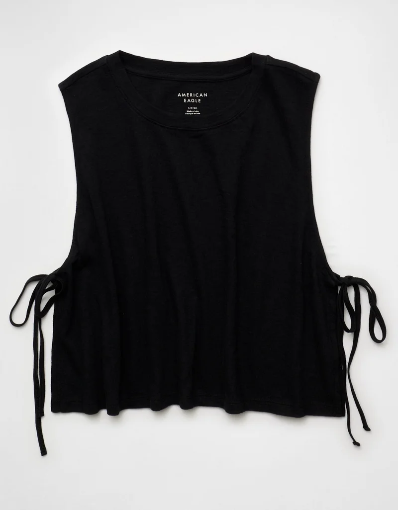 American Eagle AE Sunchaser Side-Tie Muscle Tank Top