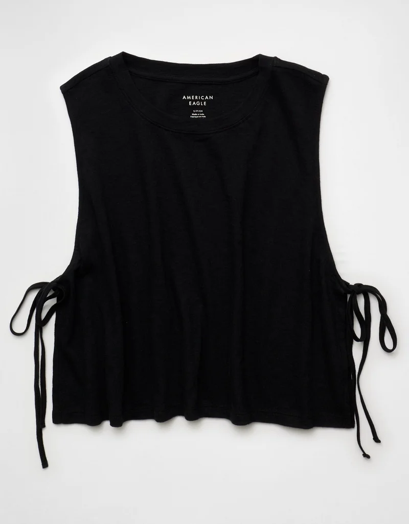 American Eagle  AE Sunchaser Side-Tie Muscle Tank Top for Women | Best Price UAE
